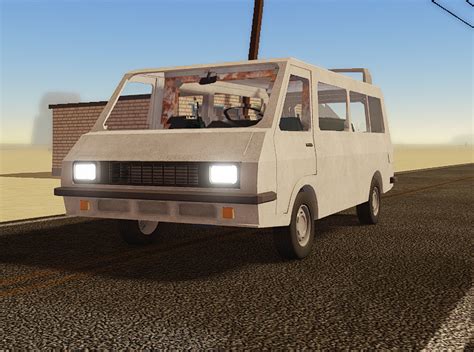 a dusty trip van